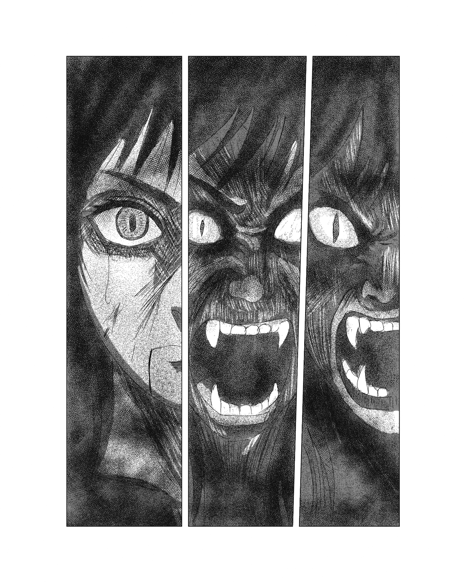 Three Panels, One Mouth — Anthology Page